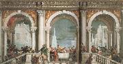 Paolo  Veronese Supper in the House of Leiv oil on canvas
